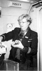 Lentopurseri Riitta taivaalla